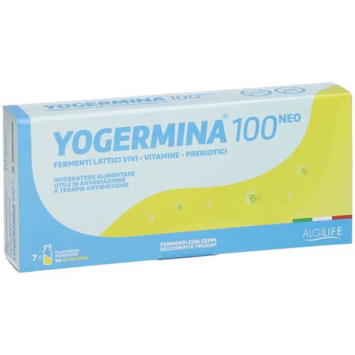 Algilife Yogermina 100 – Flora Batterica Intestinale - 7 Flaconcini