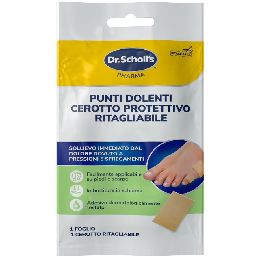 Scholl Punti Dolenti Cerotti Calli e Duroni, 1 Cerotto Ritagliabile Scholl Punti Dolenti Cerotti Calli e Duroni, 1 Cerotto Ritagliabile