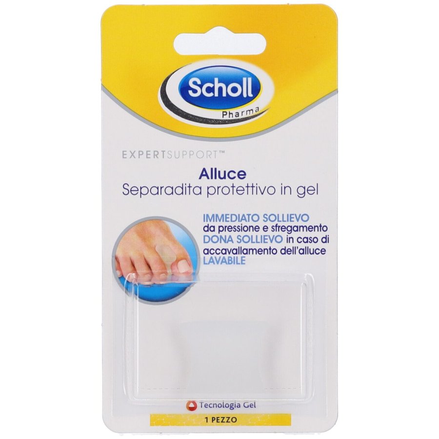 Scholl Separadita Protettivo in Gel per Alluce, 1 pezzo Scholl Separadita Protettivo in Gel per Alluce, 1 pezzo