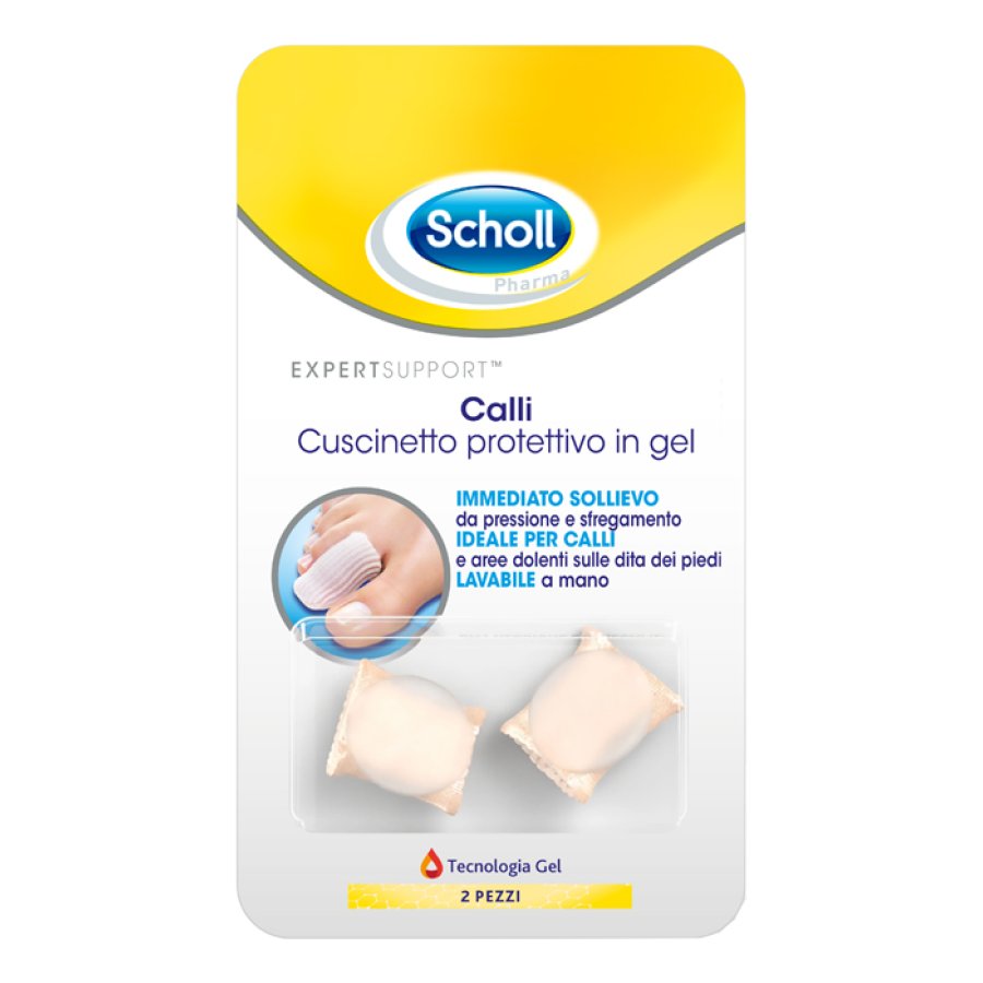 Scholl Cuscinetto Protettivo in Gel per Calli, 2 Pezzi Scholl Cuscinetto Protettivo in Gel per Calli, 2 Pezzi