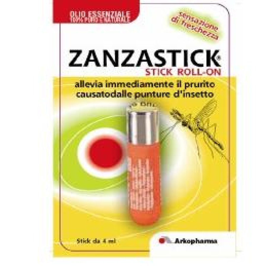 Zanzastick Stick Roll-On Punture Insetti, 4 mg