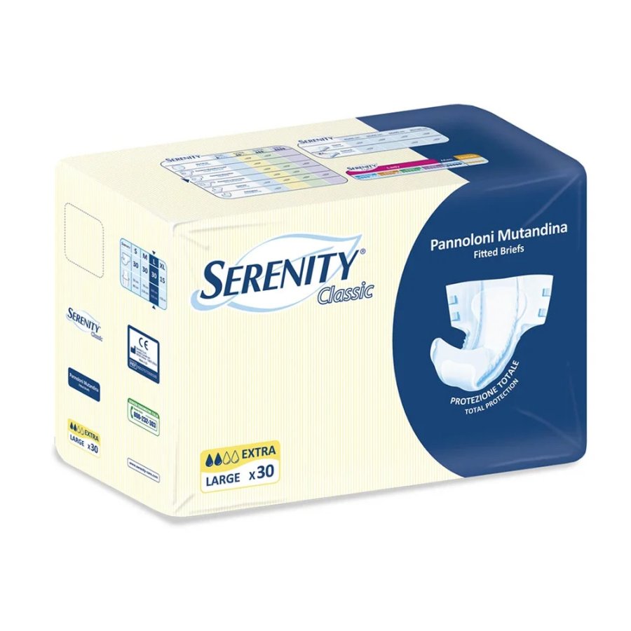 Serenity Pannolone Mutandina Extra L, 30 pezzi