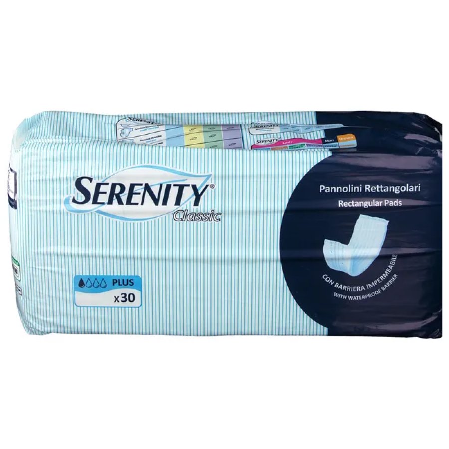 Serenity Classic Rettangolare Con Barriera Pannolini, 30 Pannolini