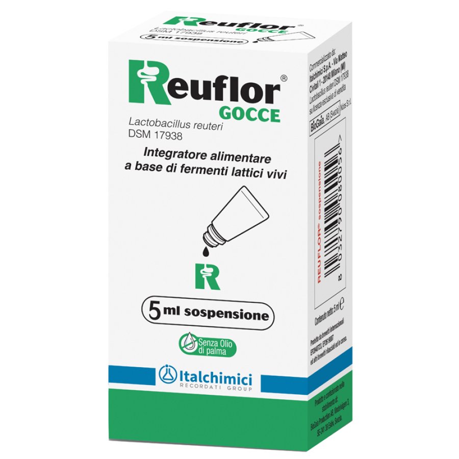 Reuflor Gocce Fermenti Lattici Vivi, 5 ml