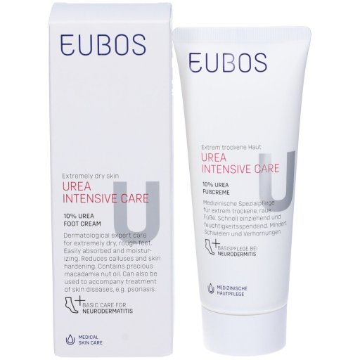 Eubos Urea 10% Crema Piedi 100ml - Idratazione e Cura per Piedi Secchi e Screpolati