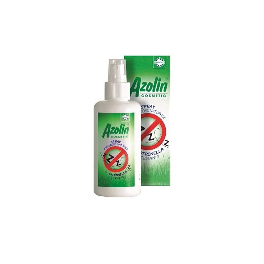 Azolin Spray Protezione Naturale con Citronella e Geranio, 100 ml