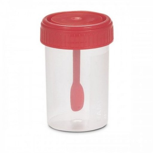Contenitore Sterile per Feci 60 ml – Raccolta Sicura e Igienica Campioni Fecali