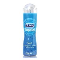 Durex - Top Gel Feel Lubrificante Effetto Seta 50ml, Lubrificante Intimo