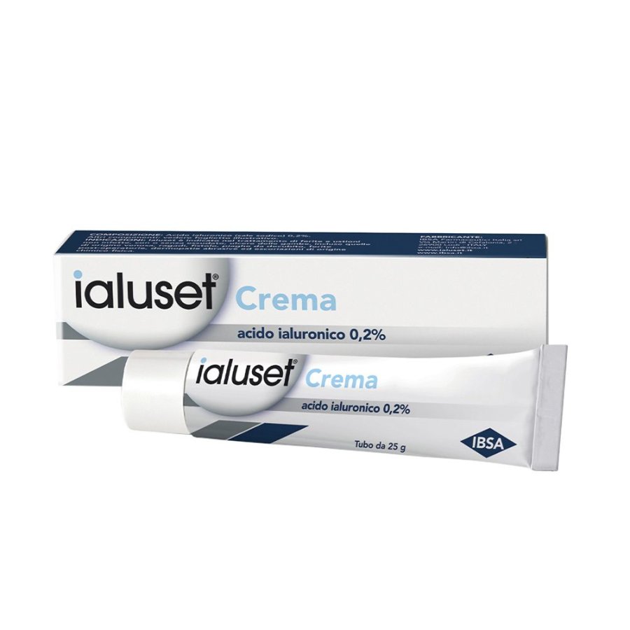 IBSA, Ialuset Crema Cicatrizzante con Acido Ialuronico, 25 g