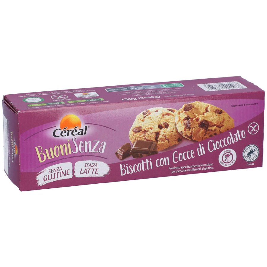C&eacute;r&eacute;al BuoniSenza Biscotti Senza Glutine, 150 g