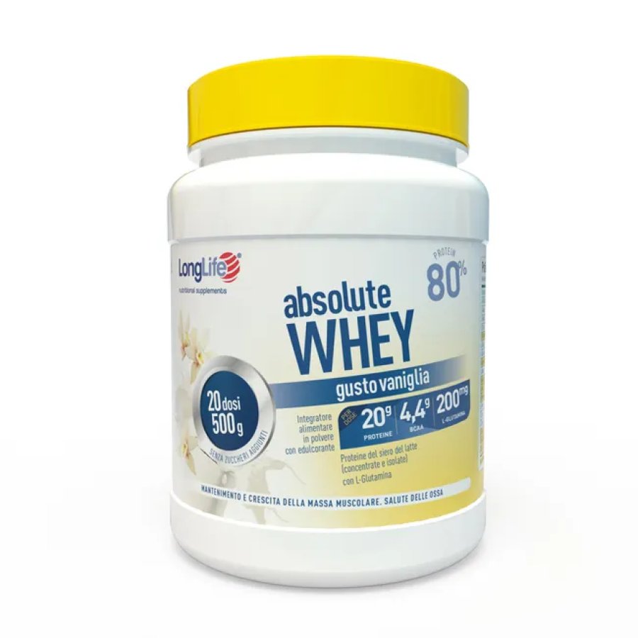 LongLife, Absolute Whey Vaniglia, 500 g 