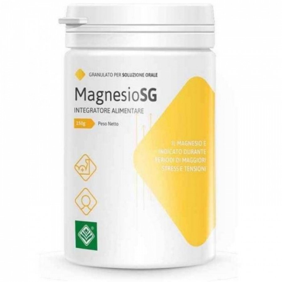 Magnesio SG Granulare 150g - Integratore di Magnesio in Pratico Formato Granulare