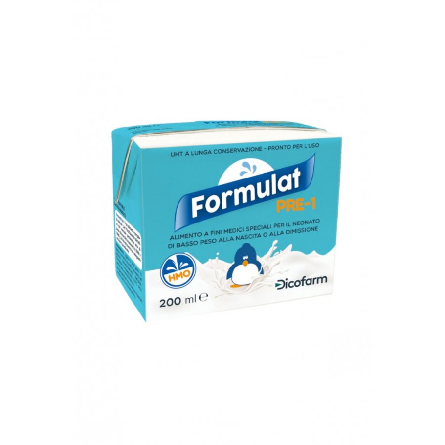 Formulat Pre-1 3 Bricks 200ml - Alimento dietetico per neonati pretermine