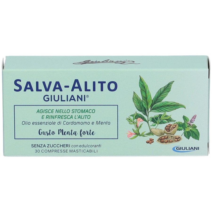 Salva Alito Gusto Menta Forte 30 Compresse Masticabili