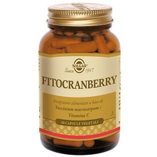 Solgar - Fitocranberry 60 Capsule Vegetali - Integratore di Cranberry per il Benessere delle Vie Urinarie