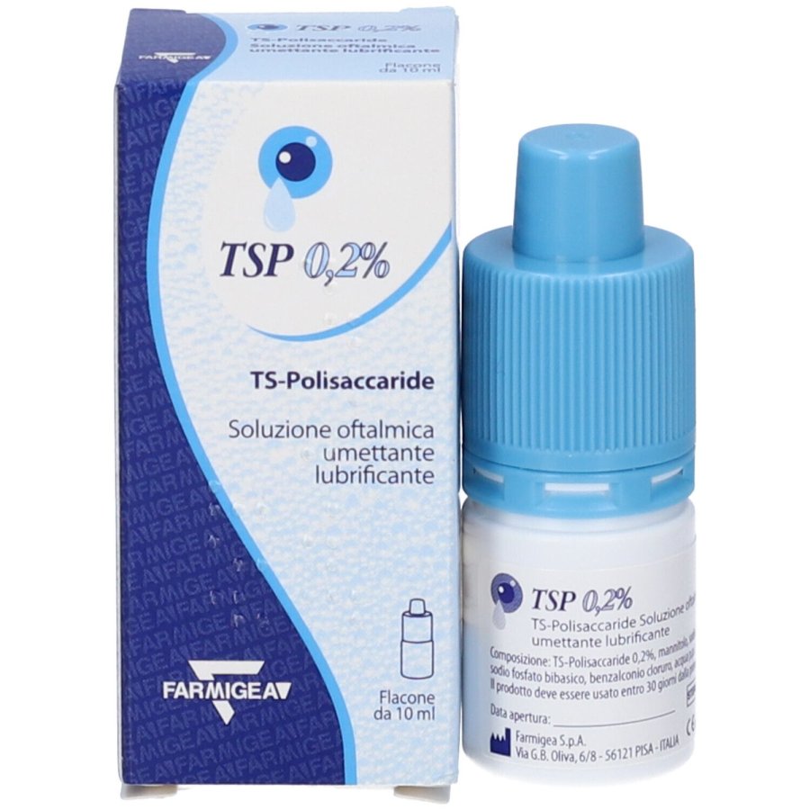 TSP 0,2%&nbsp;Soluzione Oftalmica Lubrificante, 10 ml