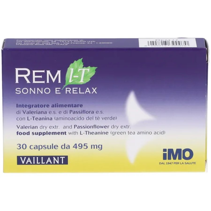 Rem Lt, Sonno Relax, 30 capsule