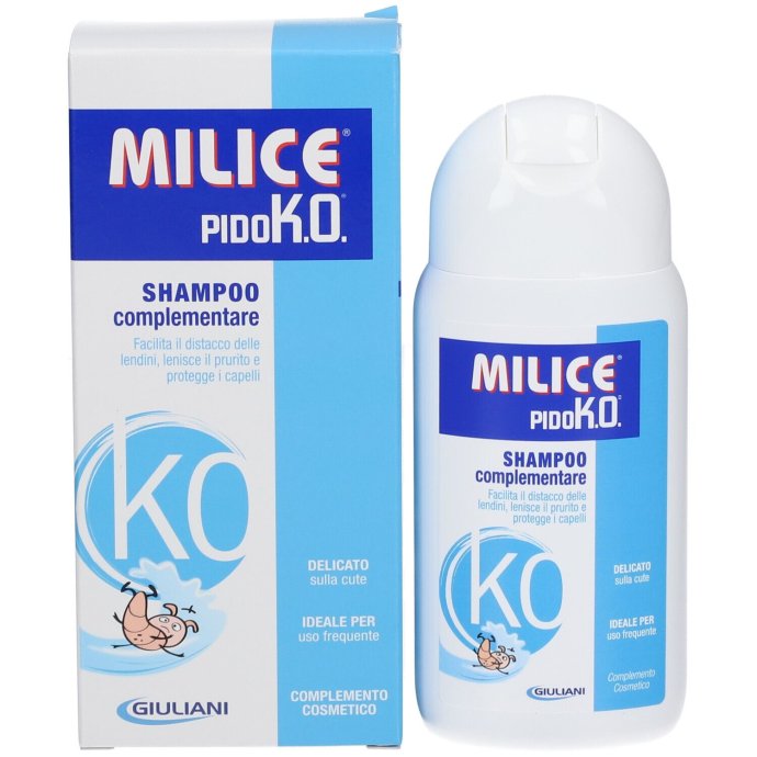 Milice Pido K.O. Shampoo Delicato Complementare Anti Pidocchi, 150 ml Milice Pido K.O. Shampoo Delicato Complementare Anti Pidocchi, 150 ml