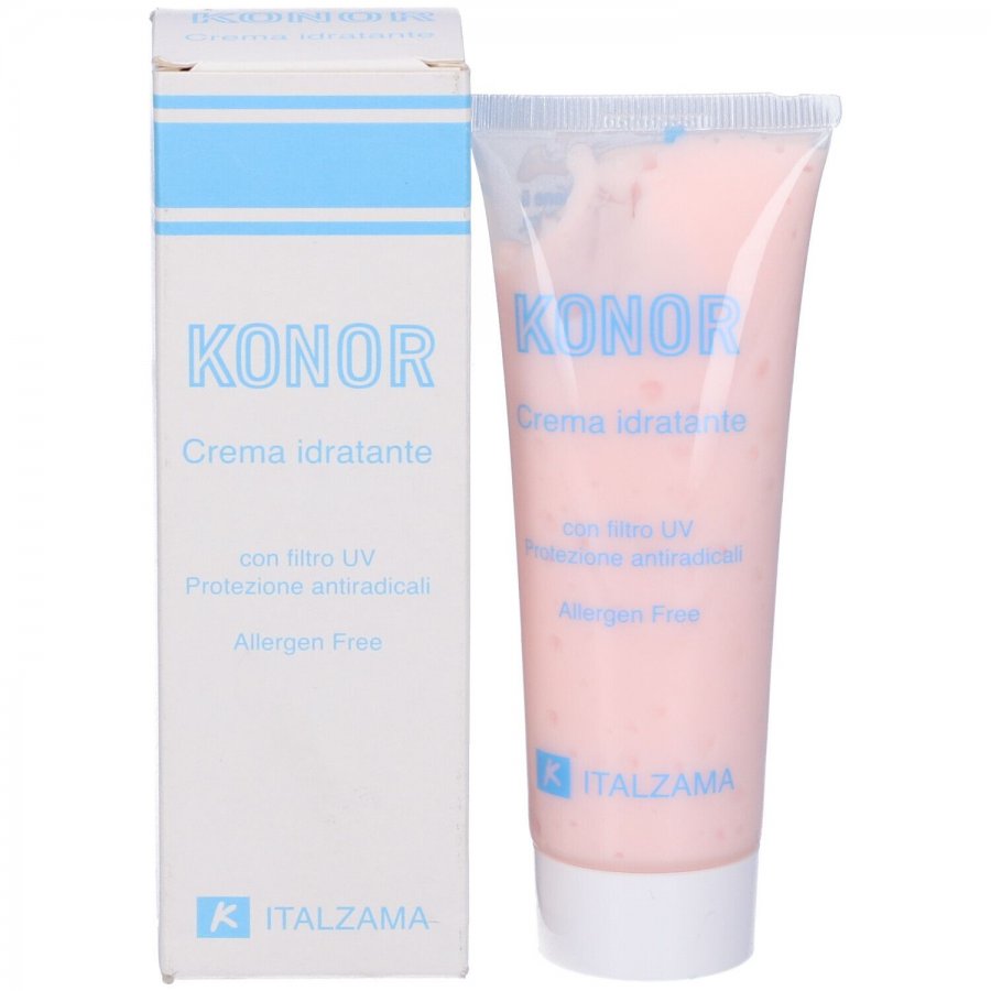 Konor Crema Idratante Viso 75ml - Crema Fluida Idratante senza Profumazione