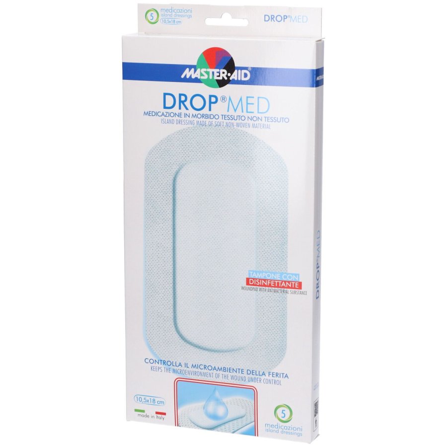 Master-Aid Drop Med, 5 pezzi 10,5 x 18 cm Master-Aid Drop Med, 5 pezzi 10,5 x 18 cm