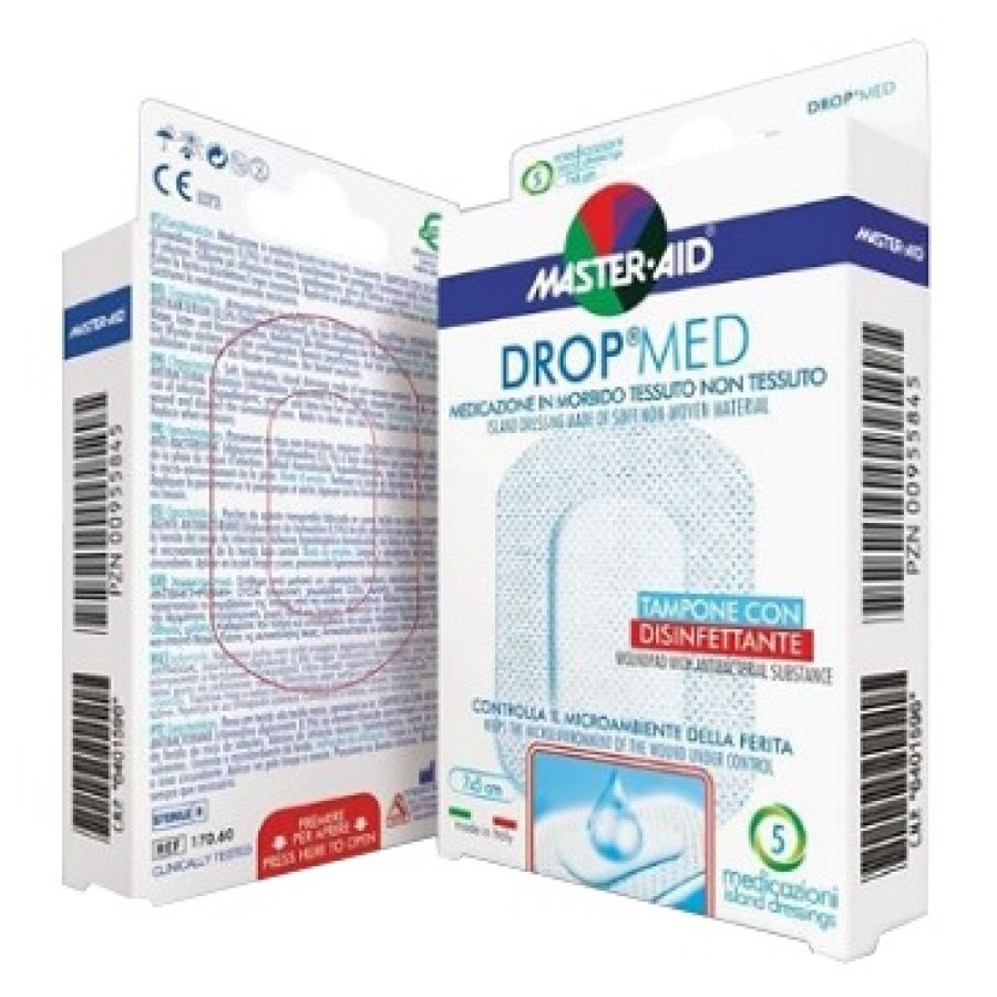 Master-Aid Drop Med, 5 pezzi 10,5 x 18 cm