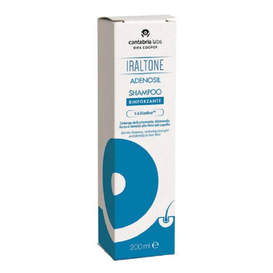 Difa Cooper - Iraltone Adenosil Shampoo Rinforzante 200ml - Shampoo per Capelli Deboli