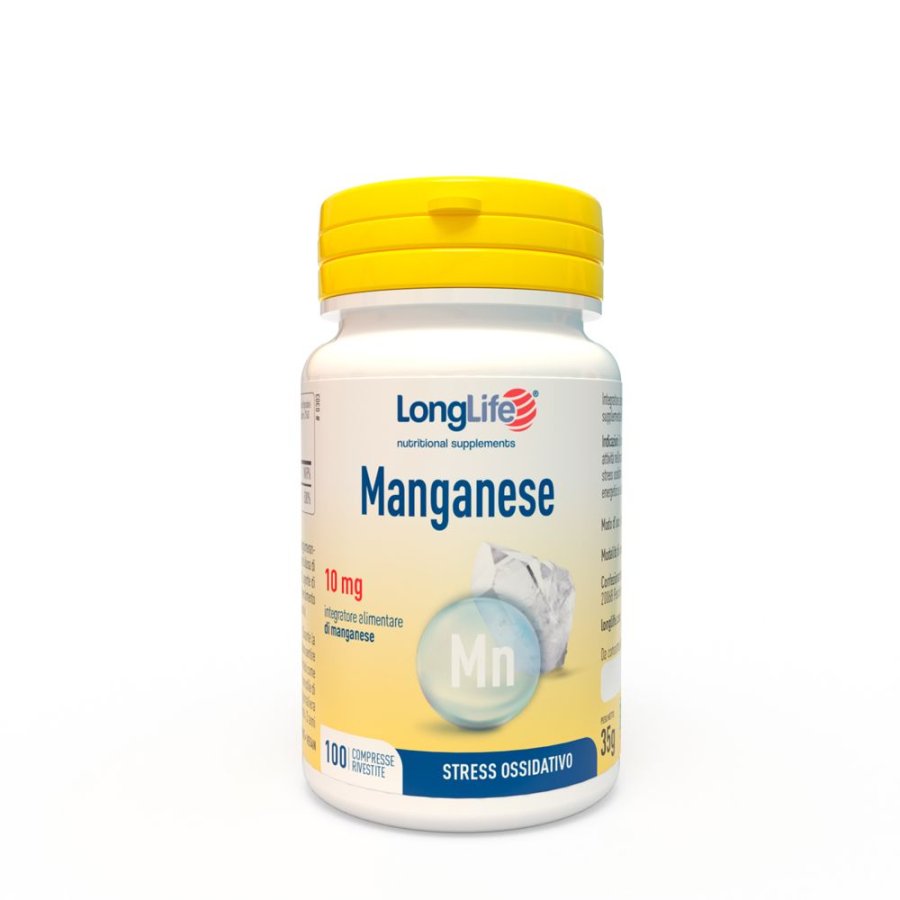 LongLife Manganese 10 mg, 100 Compresse LongLife Manganese 10 mg, 100 Compresse