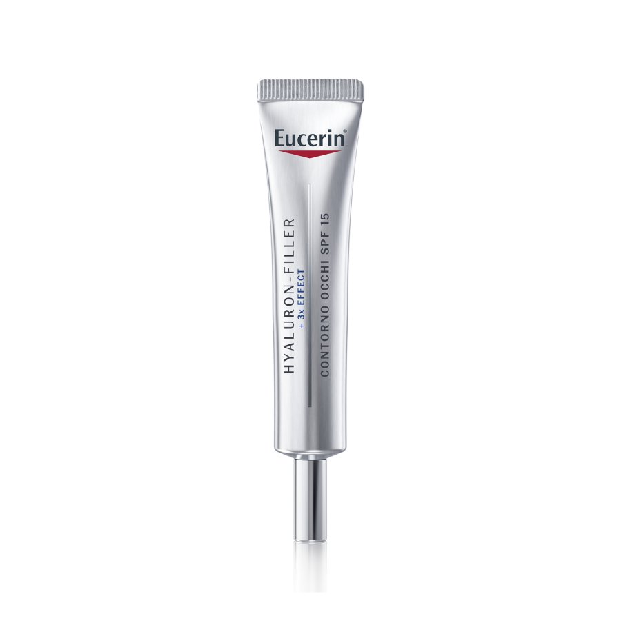 Eucerin Hyaluron Filler +3x Effect Crema Contorno Occhi Anti Età, 15ml