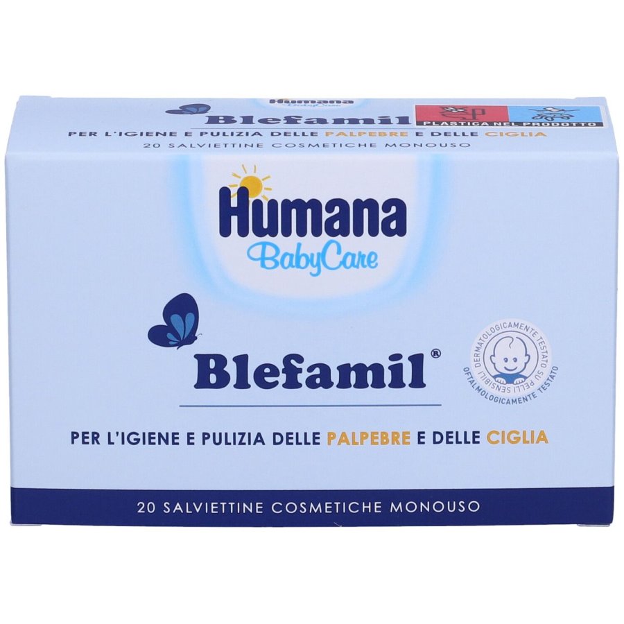 Humana Baby, Blefamil Salviettine, 20 pezzi