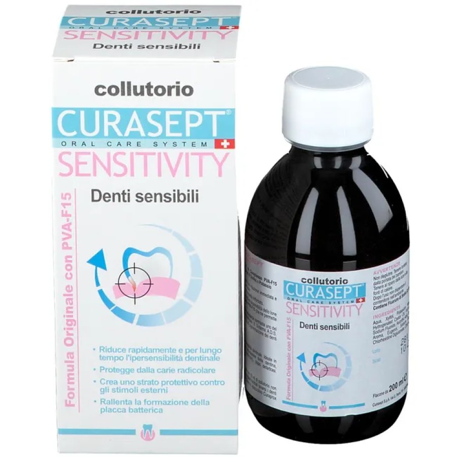 Curasept Sensitivity Intensive Denti Sensibili Collutorio 200 ml