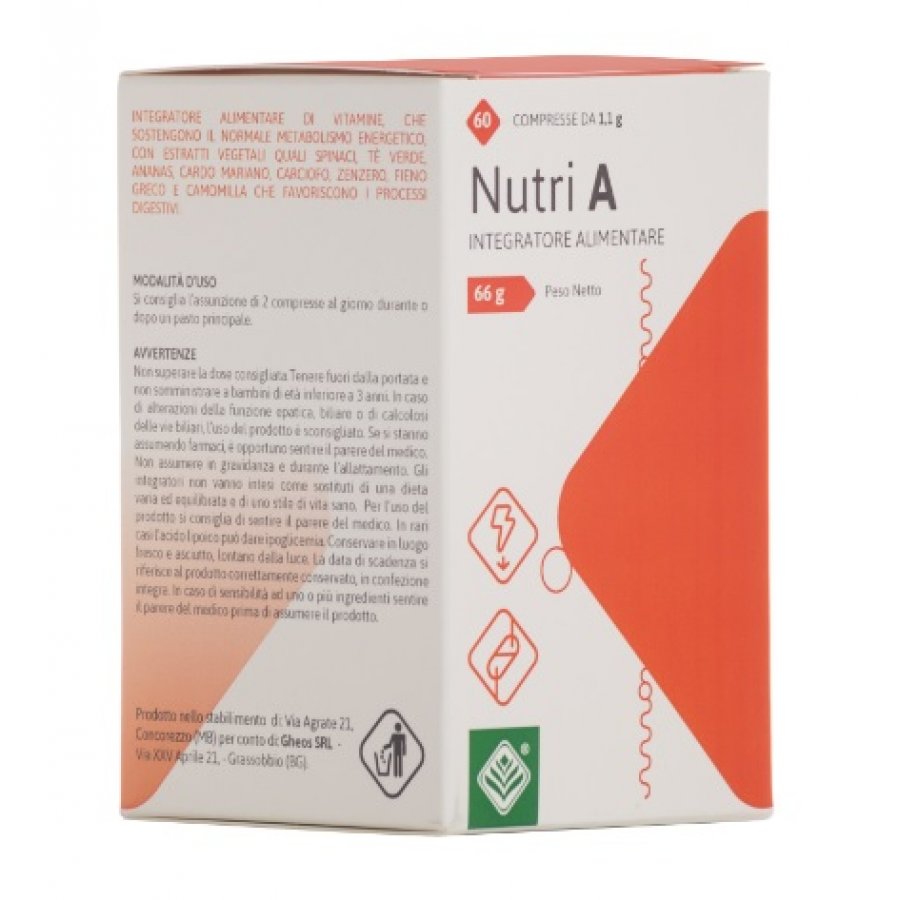 Nutri A 60 Compresse - Integratore di Vitamina A per la Salute Oculare e Immunitaria