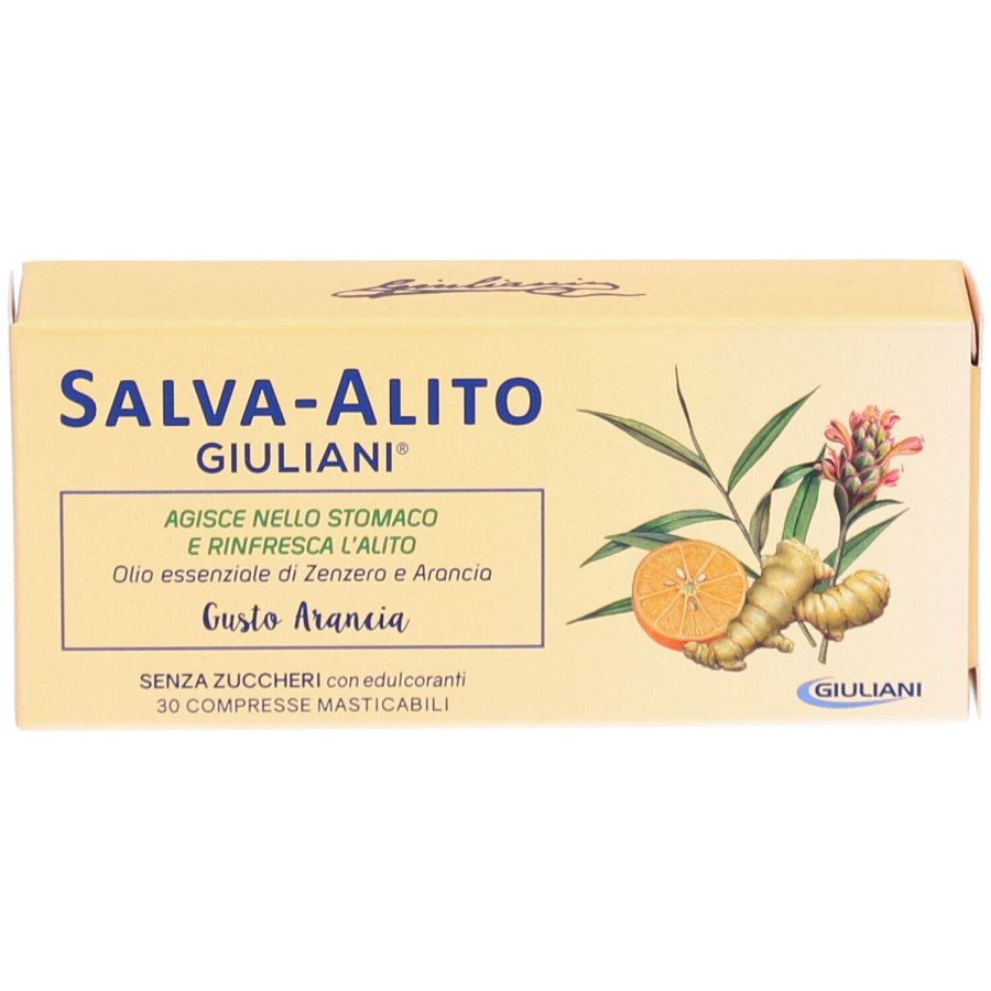 Salva Alito Rimedio Alito Cattivo Gusto Arancia, 30 Compresse