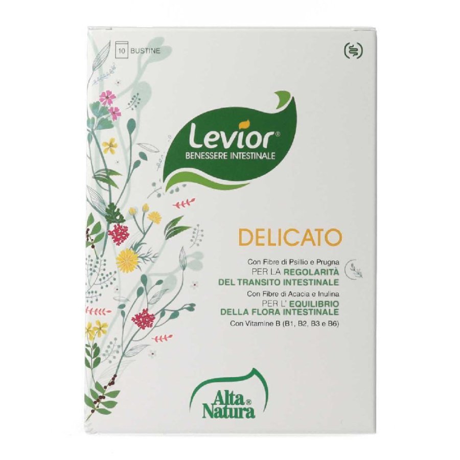 Levior Delicato 10 Bustine da 10g - Integratore Alimentare con Fibre e Vitamine