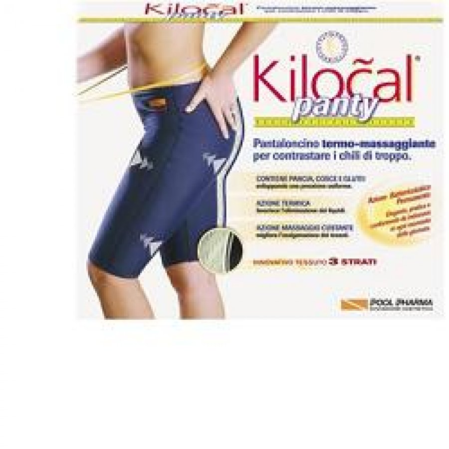 Kilocal Panty Pantaloncini Drenanti Blu Taglia XXL