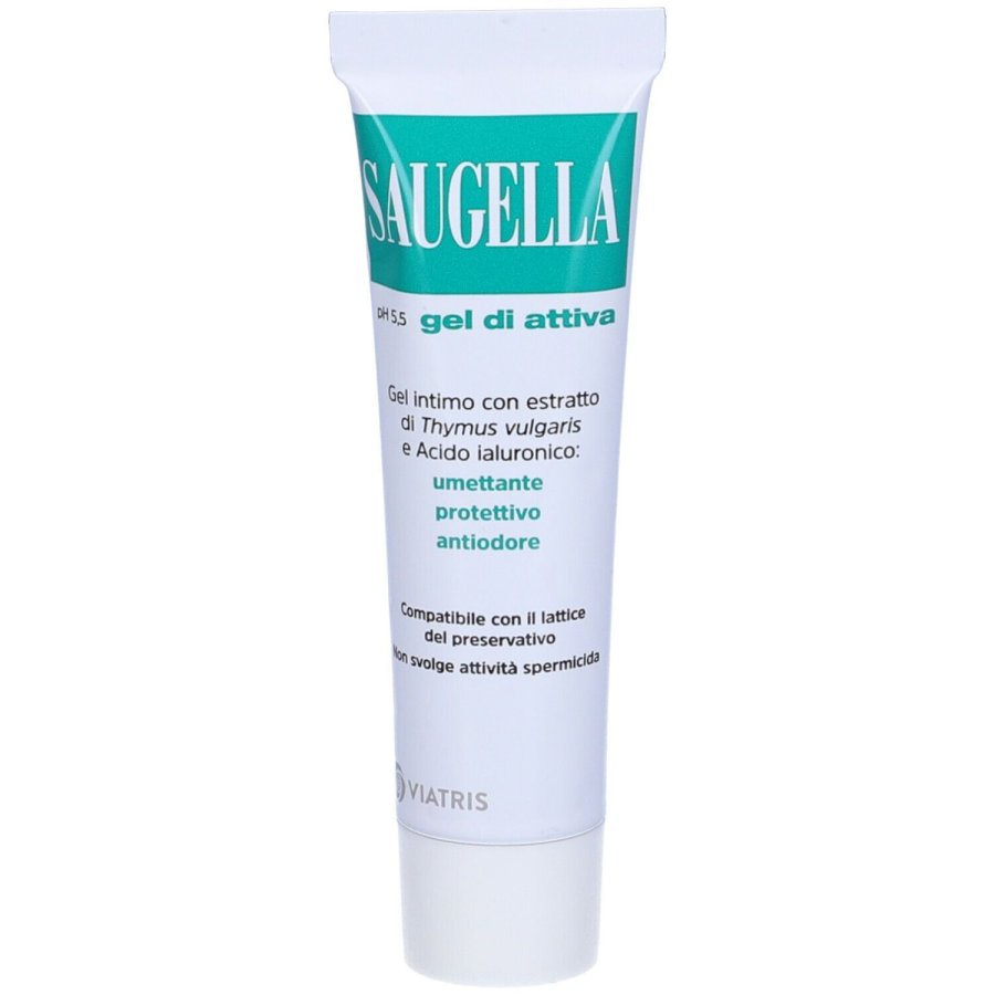 Saugella Attiva Gel Idratante Lubrificante Intimo Delicato 30ml