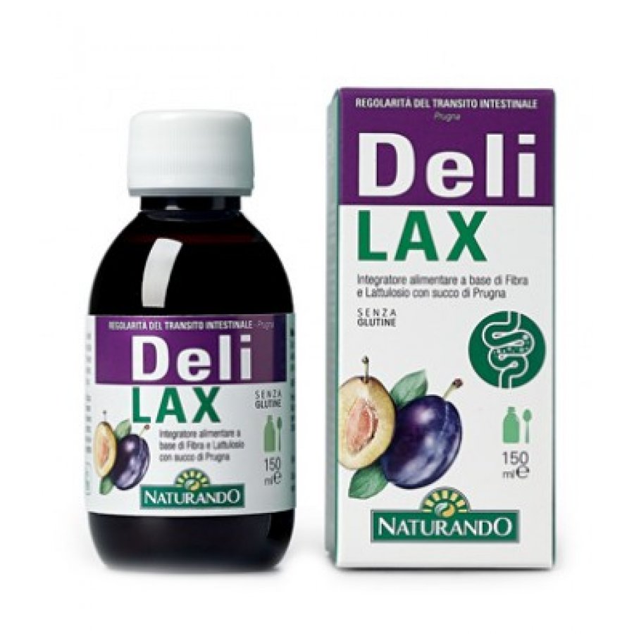 Naturando Delilax - Integratore per la Regolarità del Transito Intestinale - Flacone da 150 ml