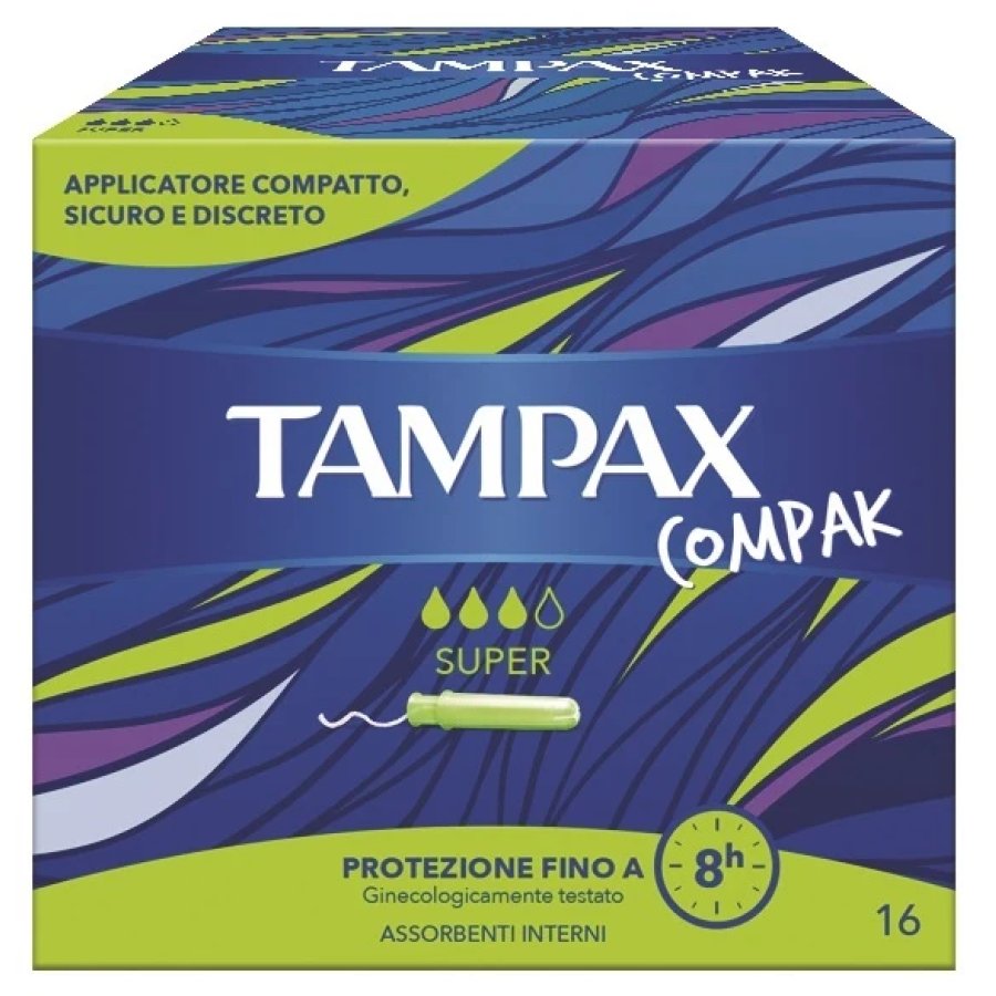Fater Tampax Compak Super, 16 Pezzi