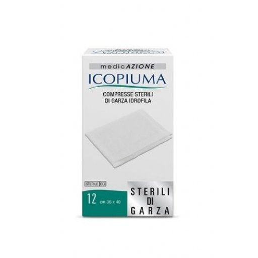 Garza Compressa Idrofila 36x40cm 12 Pezzi - Compresse Sterili per Medicazione