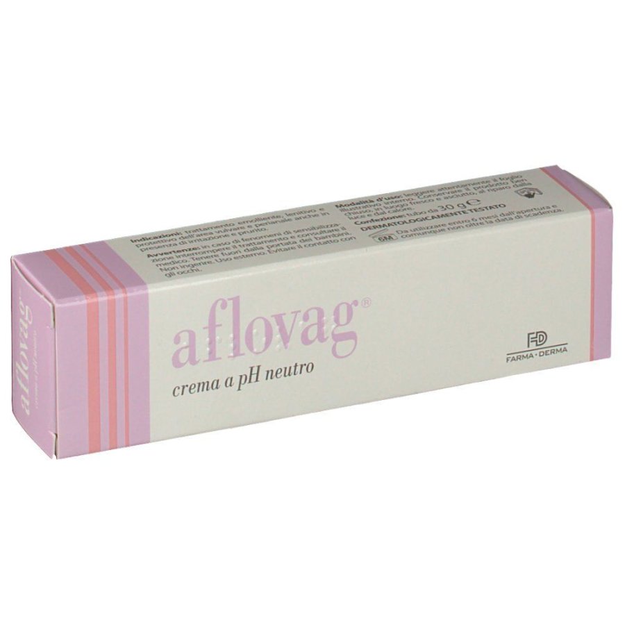Aflovag Crema Ginecologica 30g -Sollievo da Irritazioni e Prurito Intimo