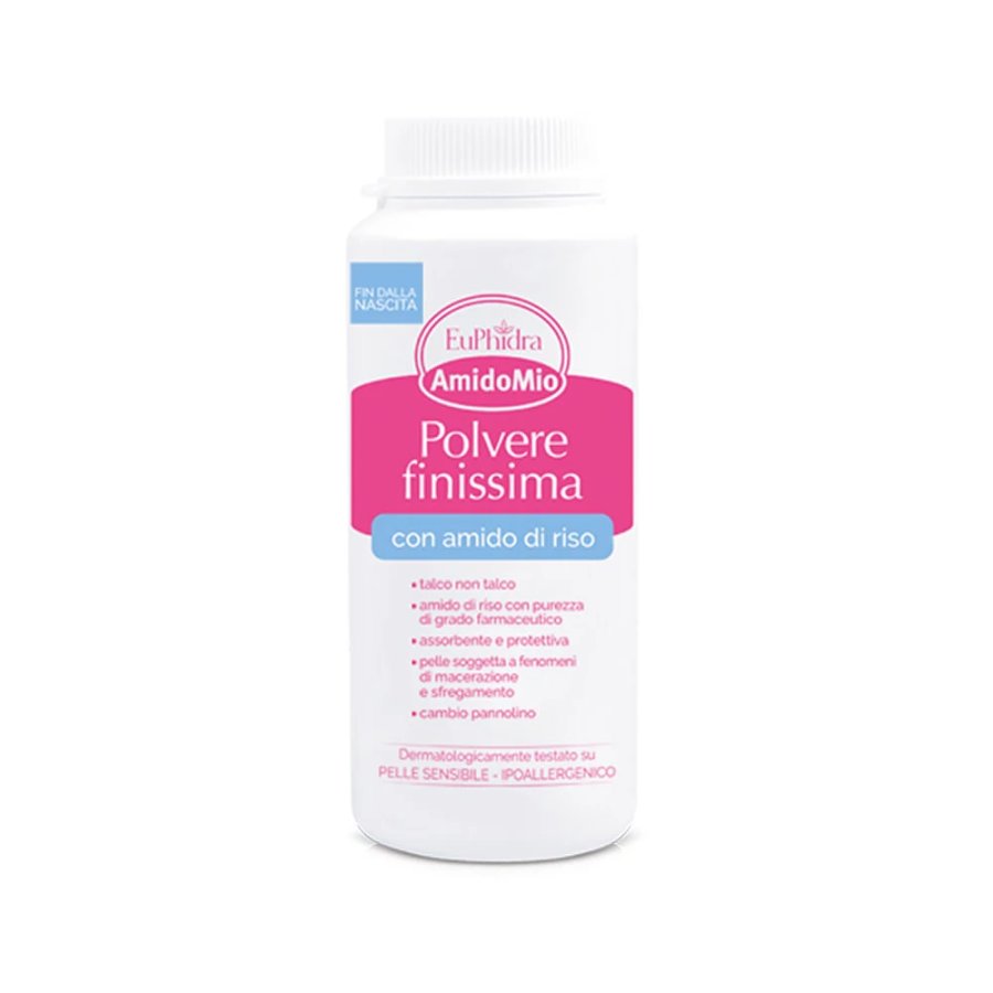 Euphidra AmidoMio, Polvere Finissima con Amido di Riso, 100 g