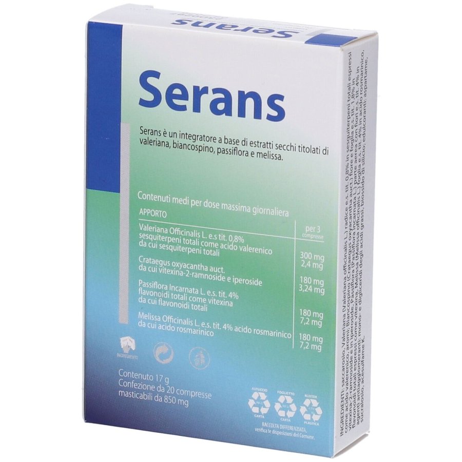 Serans 20 Compresse – Integratore rilassante