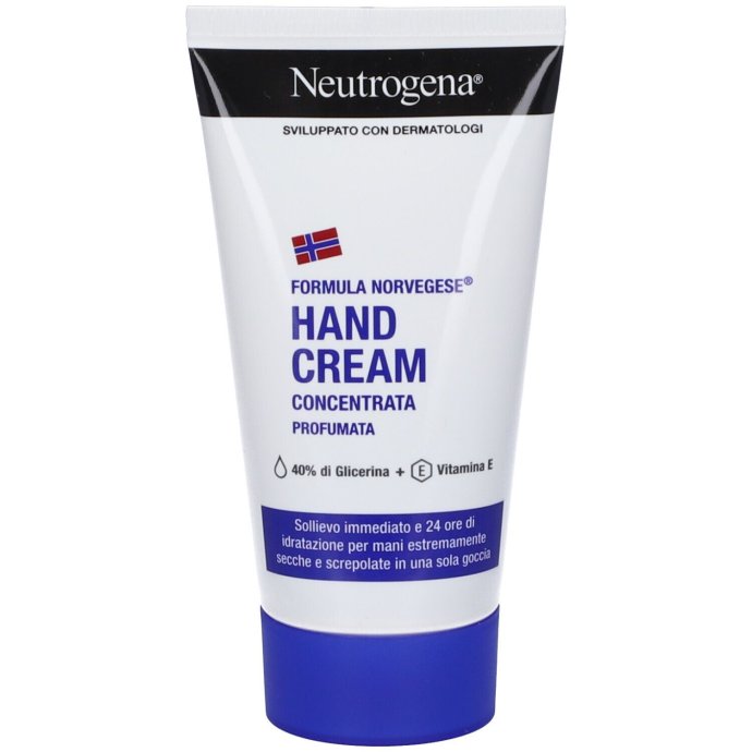 Neutrogena Crema Mani Profumata con Formula Norvegese, Idratanzione Intensa, adatta per Mani Secche 75 ml