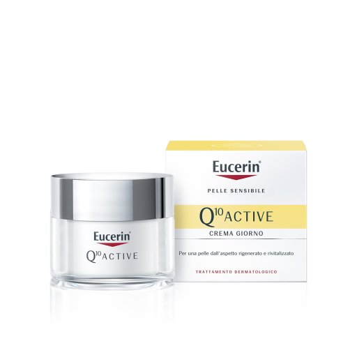 Eucerin Q10 Active - Crema Giorno Anti-rughe per Pelle Secca, 50ml