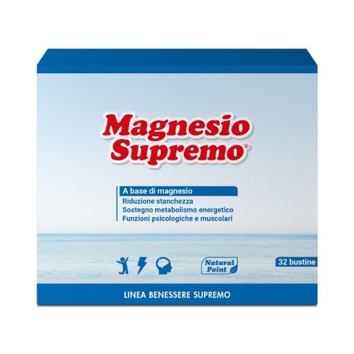 Natural Point, Magnesio Supremo, 32 bustine Natural Point, Magnesio Supremo, 32 bustine