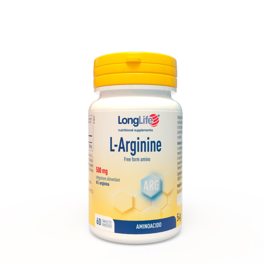LongLife, L-Arginine, 60 Tavolette