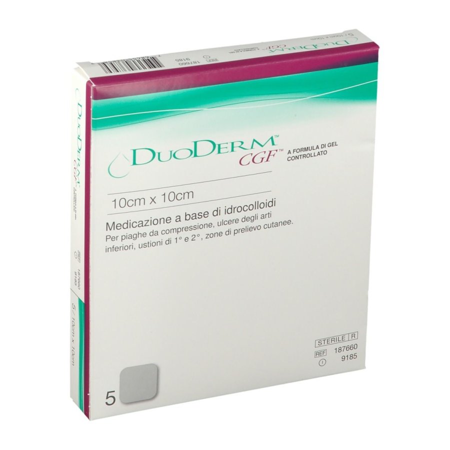 DuoDERM CGF 10 x 10 cm, 5 Pezzi DuoDERM CGF 10 x 10 cm, 5 Pezzi