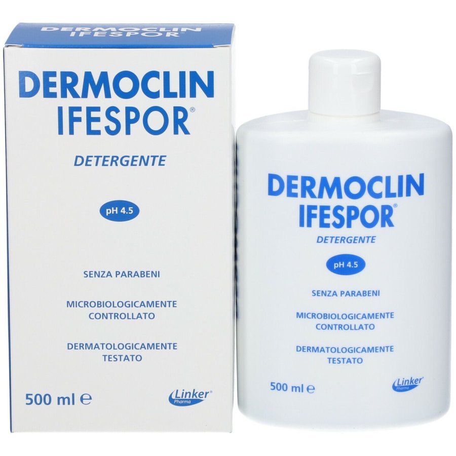 Dermoclin Ifespor Detergente Specifico Purificante pH 4.5, 500 ml