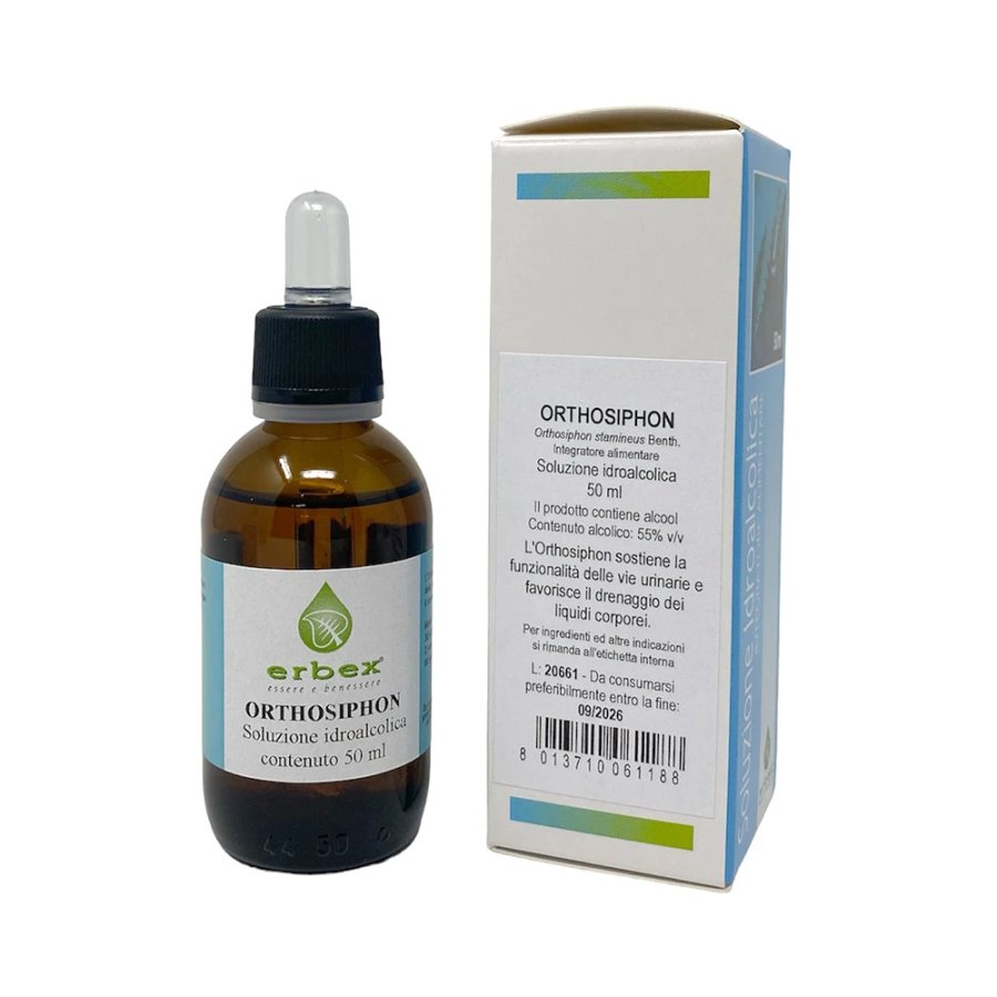 Erbex Ortosiphon Soluzione Idroalcolica, 50 ml