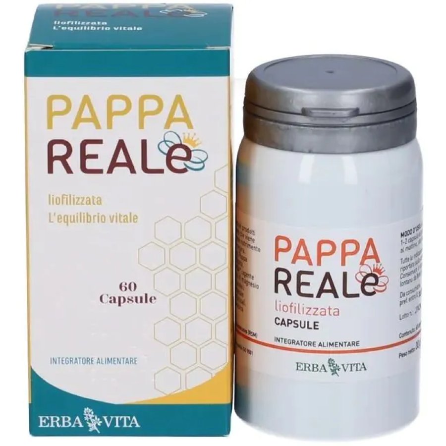 Erba Vita Pappa Reale Liofilizzata, 60 capsule