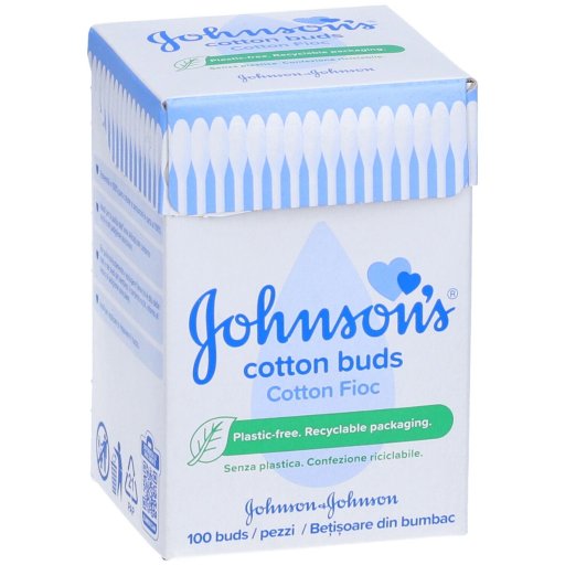 Johnson's Baby Cotton Fioc – 100 Bastoncini di Cotone